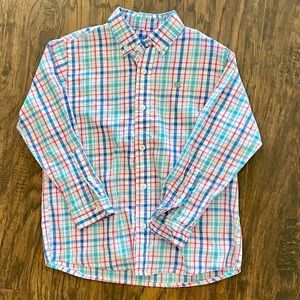 Boys J Bailey Plaid Button Down Dress Shirt size 6